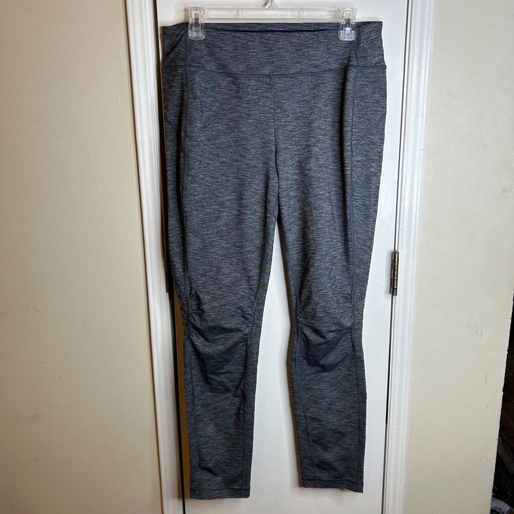 Duluth Trading Co Noga Classic Leggings Heathered Large Activewear Pants READ!